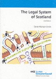 Cover of The Legal System of Scotland (Point of Law) by Derek Manson-Smith