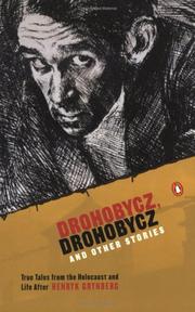 Front cover of Drohobycz, Drohobycz and other stories by Henryk Grynberg