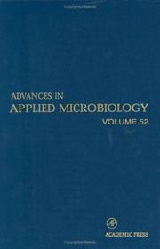 Front cover of Advances in Applied Microbiology, Volume 52 (Advances in Applied Microbiology) by Unknown