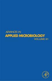 Front cover of Advances in applied microbiology by Allen I. Laskin