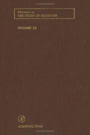 Front cover of Advances in the Study of Behavior, Volume 32 (Advances in the Study of Behavior) by Unknown