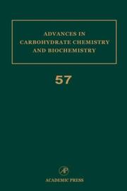 Front cover of Advances in Carbohydrate Chemistry and Biochemistry, Volume 57 (Advances in Ccarbohydrate Chemistry and Biochemistry) by Derek Horton