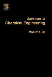 Front cover of Advances in Chemical Engineering, Volume 30 by Guy B. Marin