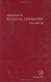 Front cover of Advances in Clinical Chemistry by Herbert E. Spiegel