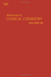 Front cover of Advances in Clinical Chemistry, Volume 38 (Advances in Clinical Chemistry) by Gregory Makowski