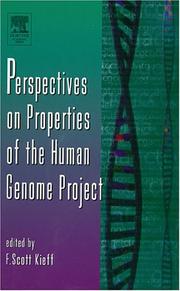 Front cover of Perspectives on properties of the human genome project by F. Scott Kieff