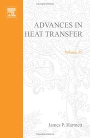 Front cover of Advances in Heat Transfer, Volume 35 (Advances in Heat Transfer) by Unknown