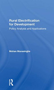 Cover of Rural Electrification For Development by Mohan Munasinghe