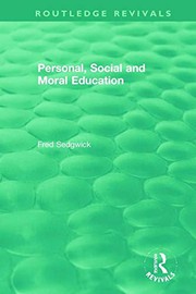 Front cover of Personal, Social and Moral Education by Fred Sedgwick