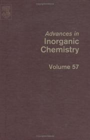 Front cover of Advances in Inorganic Chemistry, Volume 57 by Rudi van Eldik