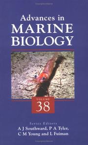 Front cover of Advances in Marine Biology, Volume 38 (Advances in Marine Biology) by Unknown