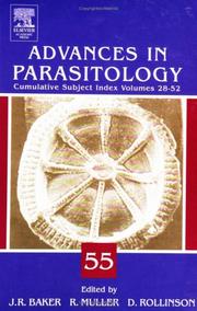 Front cover of Advances in Parasitology, Volume 55 (Advances in Parasitology) by Unknown