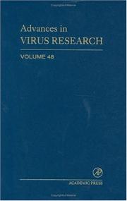 Cover of Advances in Virus Research by Karl Maramorosch