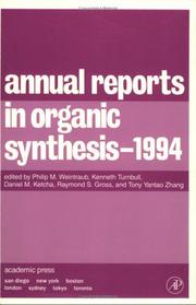 Front cover of Annual Reports in Organic Synthesis 1994 (Annual Reports in Organic Synthesis) by Unknown