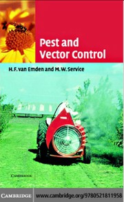 Front cover of Pest and vector control by Helmut Fritz Van Emden