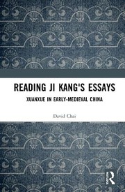 Cover of Reading Ji Kang's Essays by David Chai