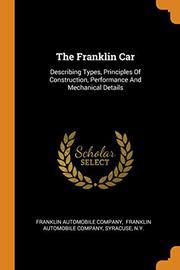 Front cover of The Franklin Car by Franklin Automobile Company