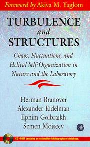 Cover of Turbulence and Sturctures by Herman Branover