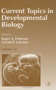Cover of Current topics in developmental biology by Roger A. Pederson