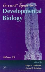 Front cover of Current Topics in Developmental Biology by Roger A. Pedersen