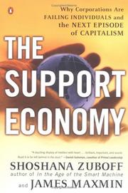 Front cover of The support economy by Shoshana Zuboff