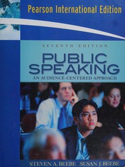 Cover of Public speaking: an audience-centered approach by Steven A. Beebe