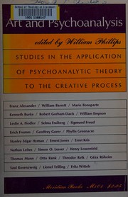 Cover of Art and psychoanalysis by Phillips, William