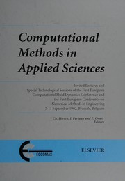 Front cover of Computational methods in applied sciences by European Computational Fluid Dynamics Conference (1st 1992 Brussels, Belgium)