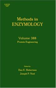 Front cover of Protein Engineering, Volume 388 (Methods in Enzymology) by Dan Robertson