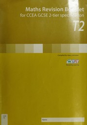 Front cover of Maths revision booklet for CCEA GCSE 2-tier specification by Lowry Johnston