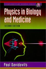 Cover of Physics in biology and medicine by Paul Davidovits