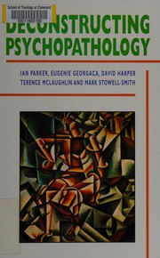 Cover of Deconstructing psychotherapy by Ian Parker