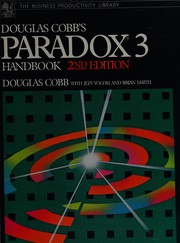 Front cover of Douglas Cobb's Paradox 3 handbook by Douglas Cobb
