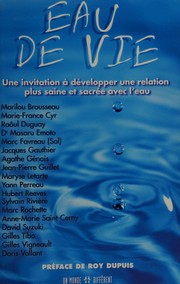 Cover of Eau de vie by Marilou Brousseau