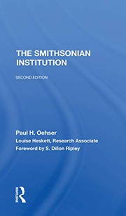 Cover of The Smithsonian Institution by Paul H. Oehser