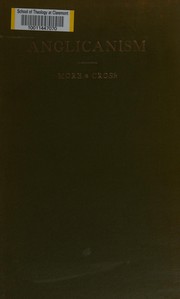 Cover of Anglicanism by More, Paul Elmer