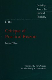 Cover of Kant by Andrews Reath