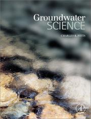 Front cover of Groundwater science by Charles R. Fitts