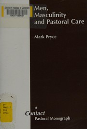 Front cover of Men, masculinity and pastoral care by Mark Pryce