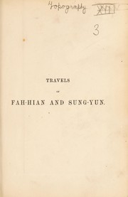 Front cover of Travels of Fah-Hian and Sung-Yun, Buddhist pilgrims by Faxian