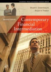 Cover of Contemporary financial intermediation by Stuart I. Greenbaum