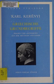 Front cover of Griechische Grundbegriffe by Karl Kerényi
