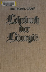 Front cover of Lehrbuch der Liturgik by Georg Rietschel