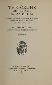 Front cover of The Čechs (Bohemians) in America by Thomas Čapek