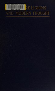 Cover of Living religions and modern thought by Alban Gregory Widgery