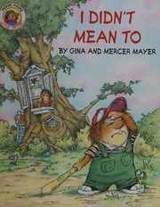 Front cover of I didn't mean to by Gina Mayer