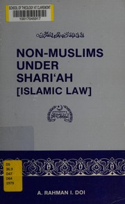 Front cover of Non-Muslims under shariʻah (Islamic law) by Abdur Rahman I. Doi