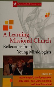 Front cover of A Learning Missional Church by Beate Fagerli