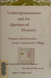 Front cover of Underrepresentation and the question of diversity by Rosemary Gillett-Karam
