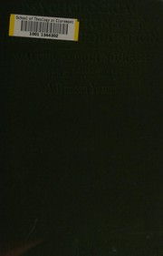 Front cover of Psychological foundations of religious education by Walter Albion Squires